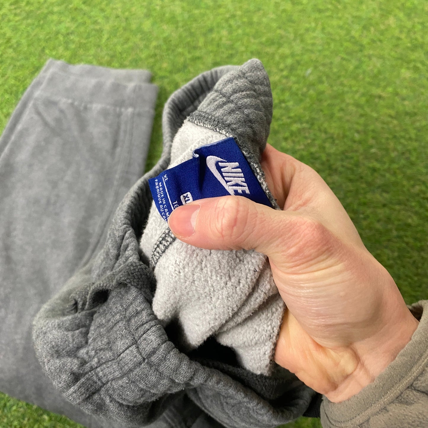 00s Nike Cotton Joggers Grey XL