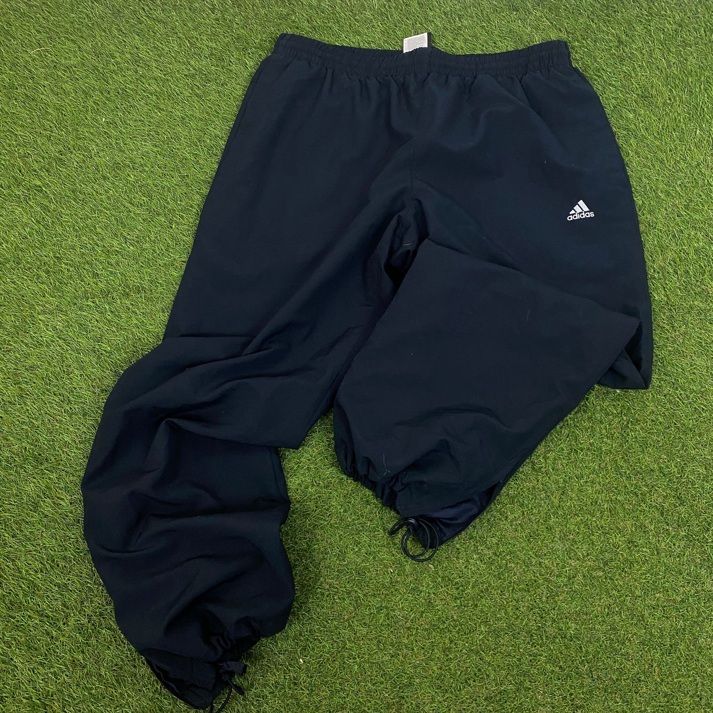 2001/02 Adidas France Football Tracksuit Jacket + Joggers Set Red Large