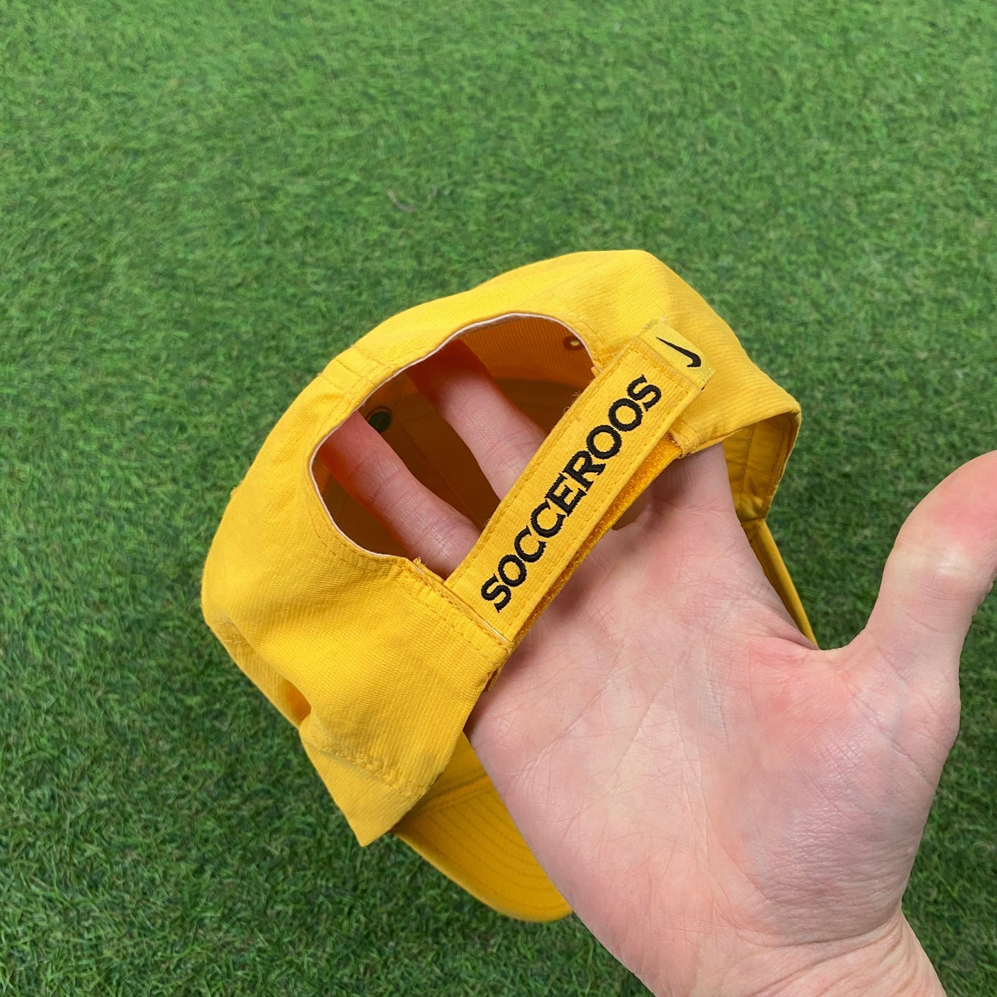 00s Nike Australia Football Hat Yellow