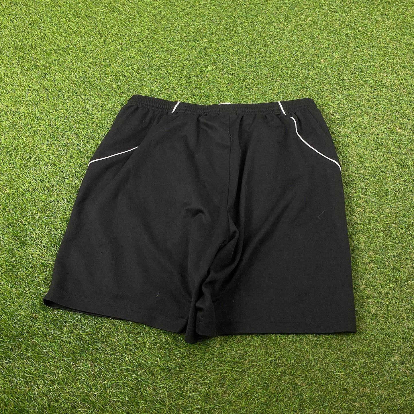 00s Adidas Football Shorts Black Large