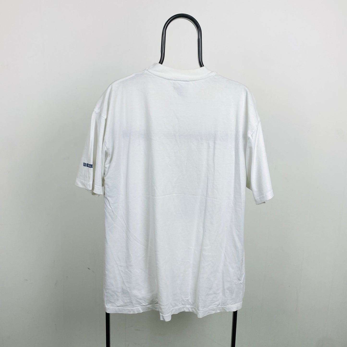 Retro DTV Dinosaur T-Shirt White XL