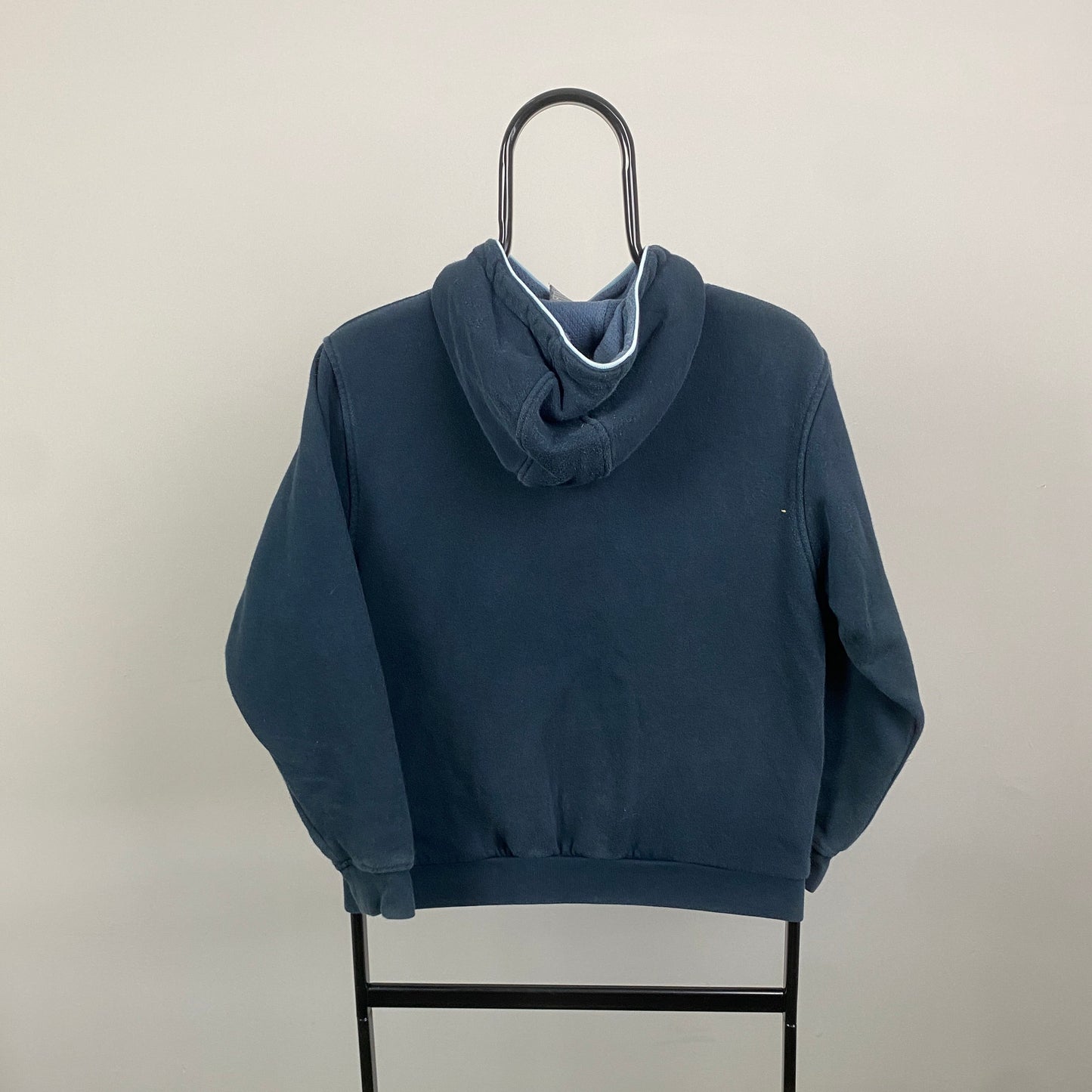 00s Nike Centre Swoosh Hoodie Blue XS