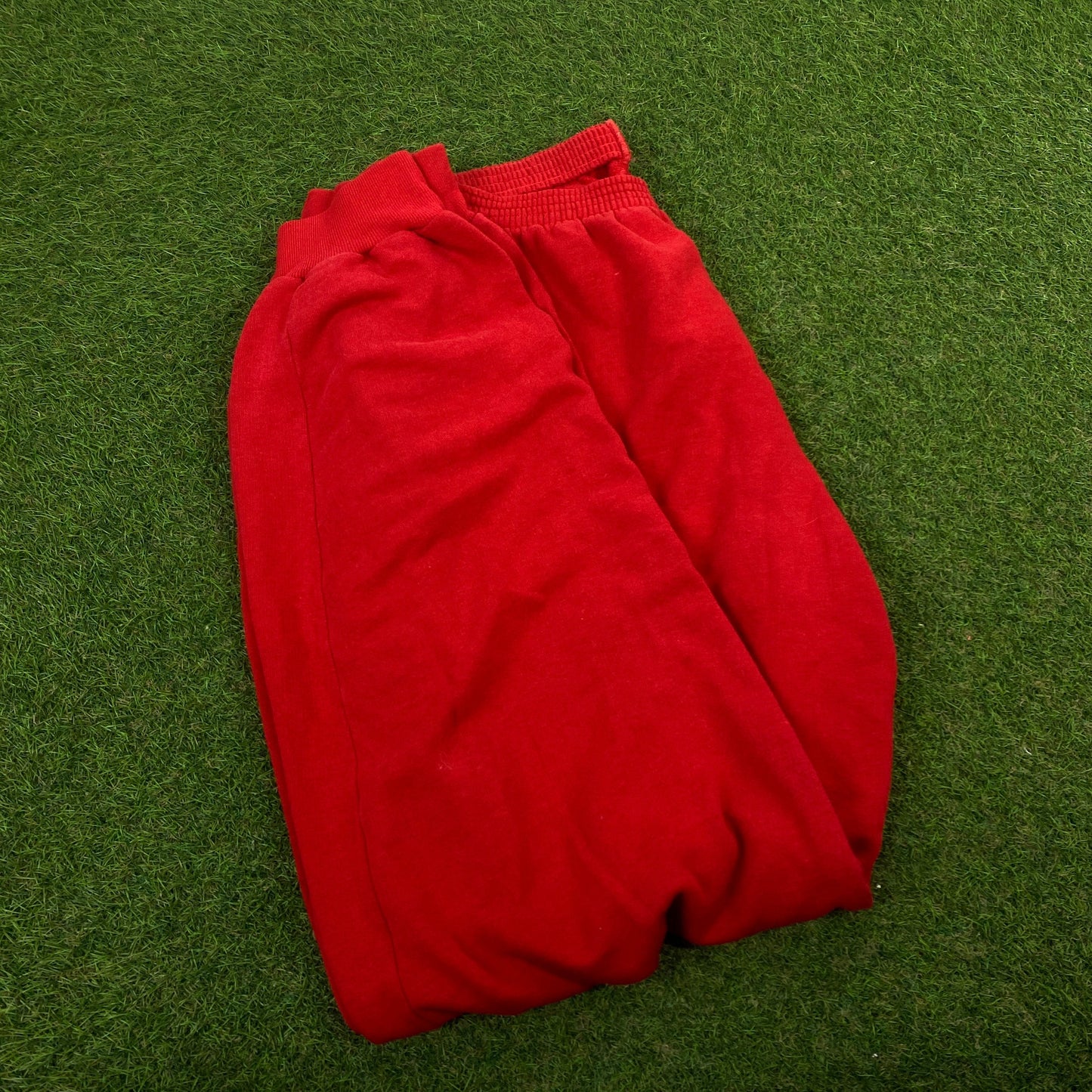 80s Nike Cotton Joggers Red XL