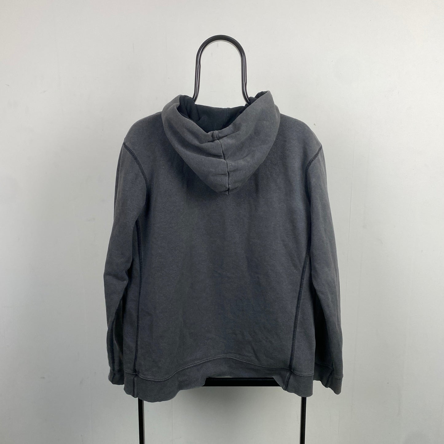 00s Nike Air Max Contrast Stitch Zip Hoodie Grey Medium
