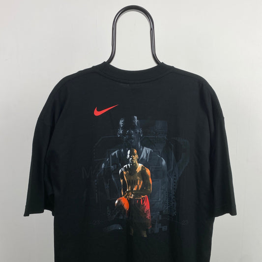 90s Nike Michael Jordan T-Shirt Black Large