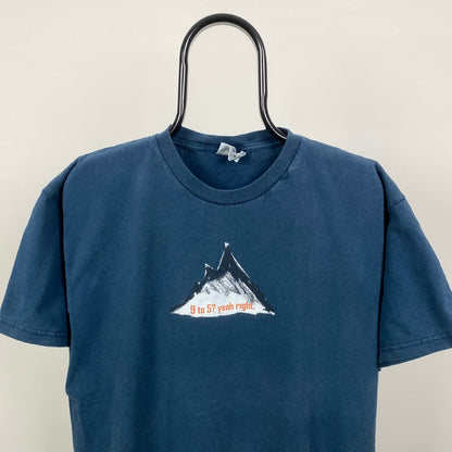 90s Nike ACG T-Shirt Blue Large