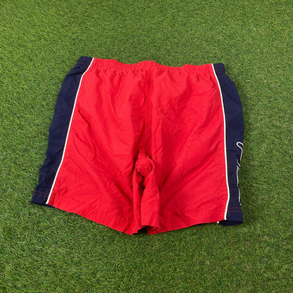 Retro Fila Shorts Red Medium