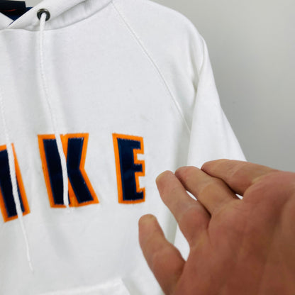 90s Nike Hoodie White Small