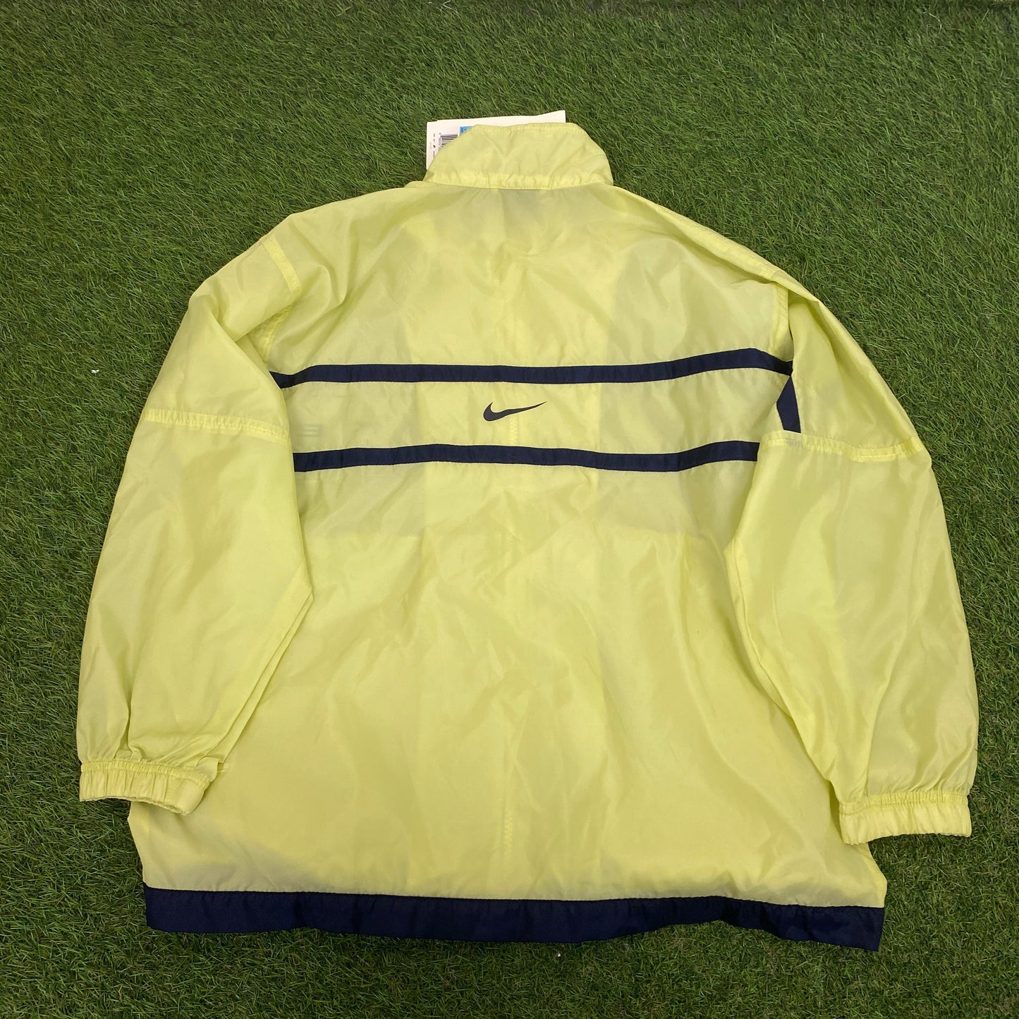 90s Nike Piping Tracksuit Jacket + Joggers Set Green XS