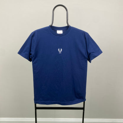 90s Nike Basketball T-Shirt Blue XS