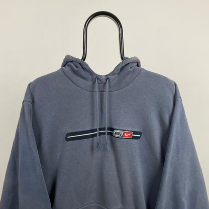 00s Nike Hoodie Blue Medium