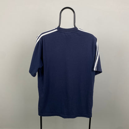 90s Adidas T-Shirt Blue Large