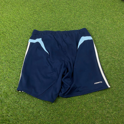 00s Adidas Germany Football Shorts Blue Medium
