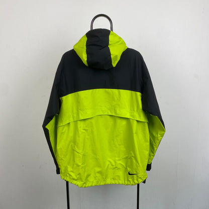 90s Nike ACG Waterproof Coat Windbreaker Jacket Green Medium