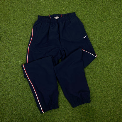 00s Nike Hex Tracksuit Jacket + Joggers Set Blue Small