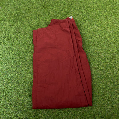 00s Nike Joggers Red XS