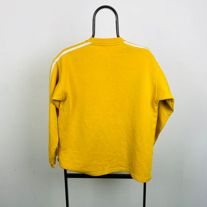 90s Adidas Sweatshirt Yellow XS