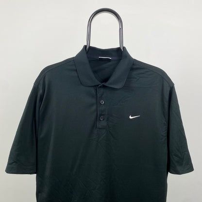 00s Nike Golf Polo Shirt T-Shirt Black XL