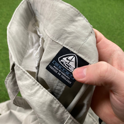 00s Nike ACG Zip Off Cargo Trousers Joggers Brown Small