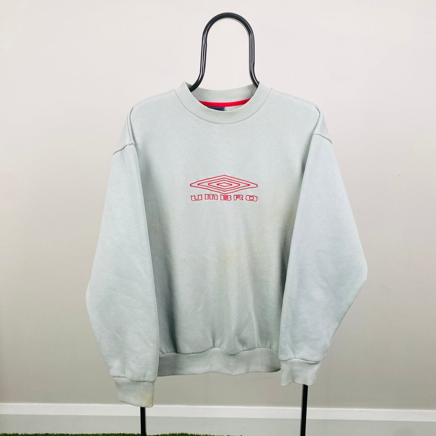 Retro Umbro Sweatshirt Blue Large