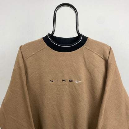 90s Nike Sweatshirt Brown Medium