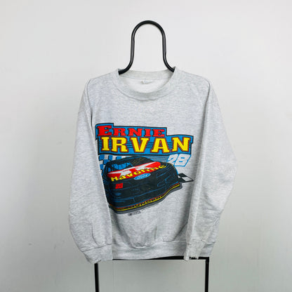 Retro Ernie Irvan Nascar Sweatshirt Grey XL