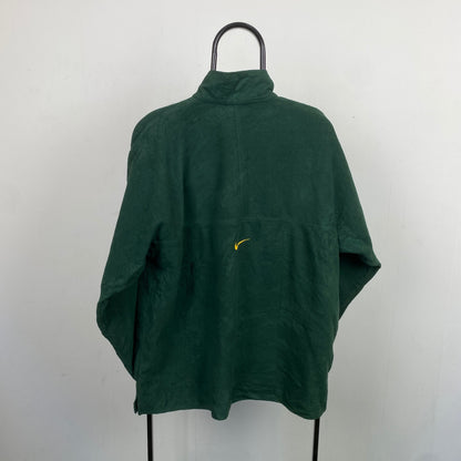 90s Nike South Africa Rugby Fleece Sweatshirt Green Large