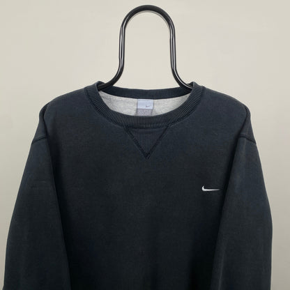 00s Nike Heavyweight Sweatshirt Black Large