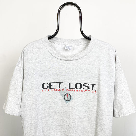 Retro Columbia Sportswear T-Shirt Grey XL