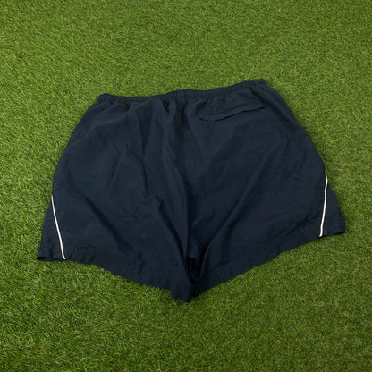 00s Nike Piping Shorts Blue Large