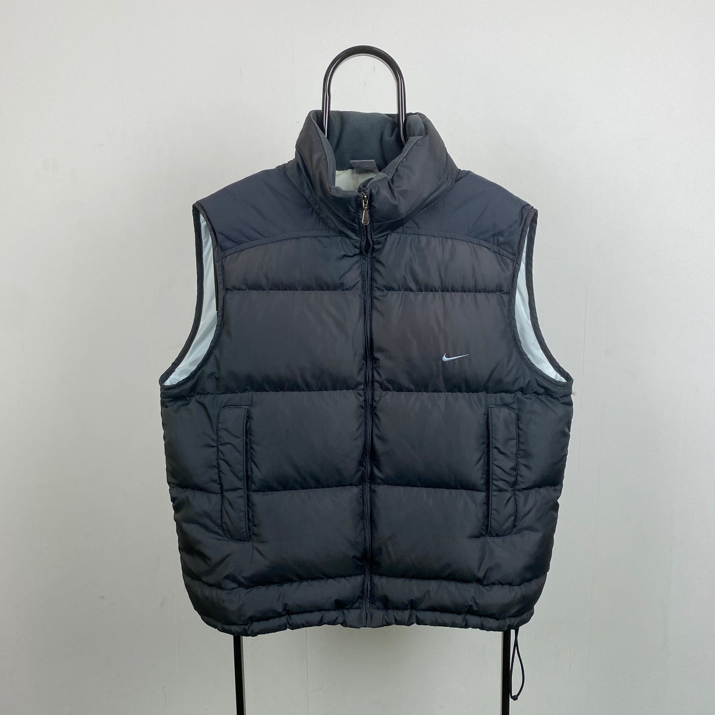 00s Nike Puffer Gilet Jacket Grey Large