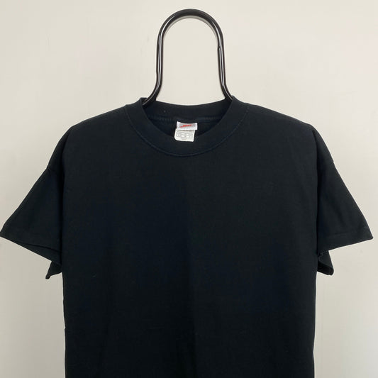 90s Nike Blank T-Shirt Black Small