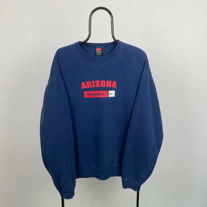 90s Nike Arizona Sweatshirt Blue XL