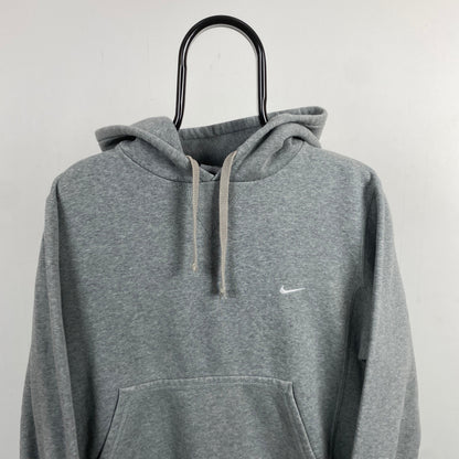 00s Nike Heavyweight Hoodie Grey Small