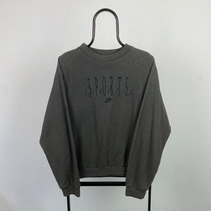 90s Nike Sweatshirt Black Medium