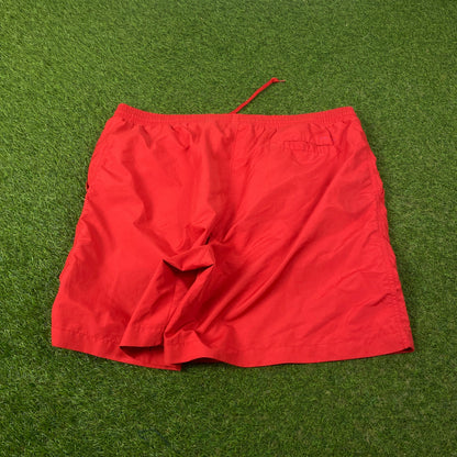 00s Nike Court Tennis Shorts Red Large