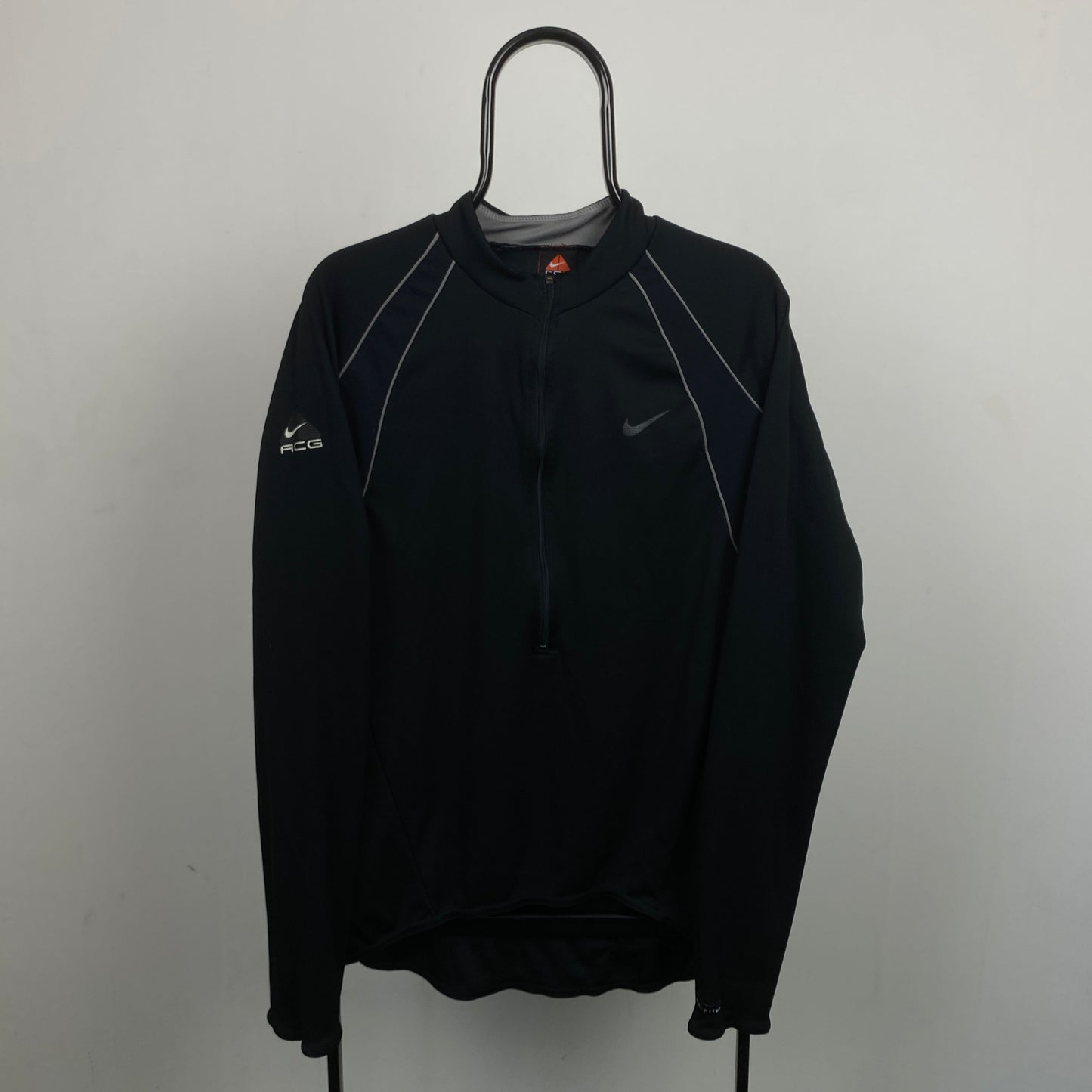 90s Nike ACG Cycling Sweatshirt Black Large