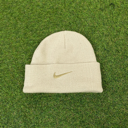 90s Nike Beanie Hat Brown