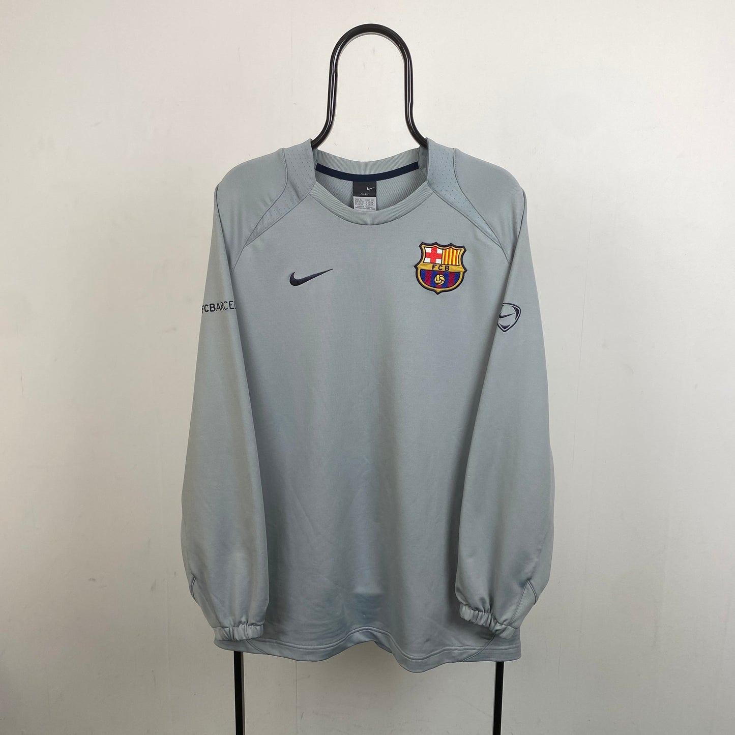 00s Nike Barcelona Sweatshirt Grey XL