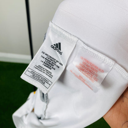 Retro 00s Adidas Germany Football Shirt T-Shirt White Medium
