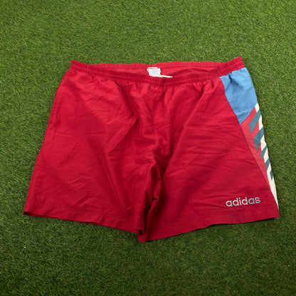 90s Adidas Shorts Red XL