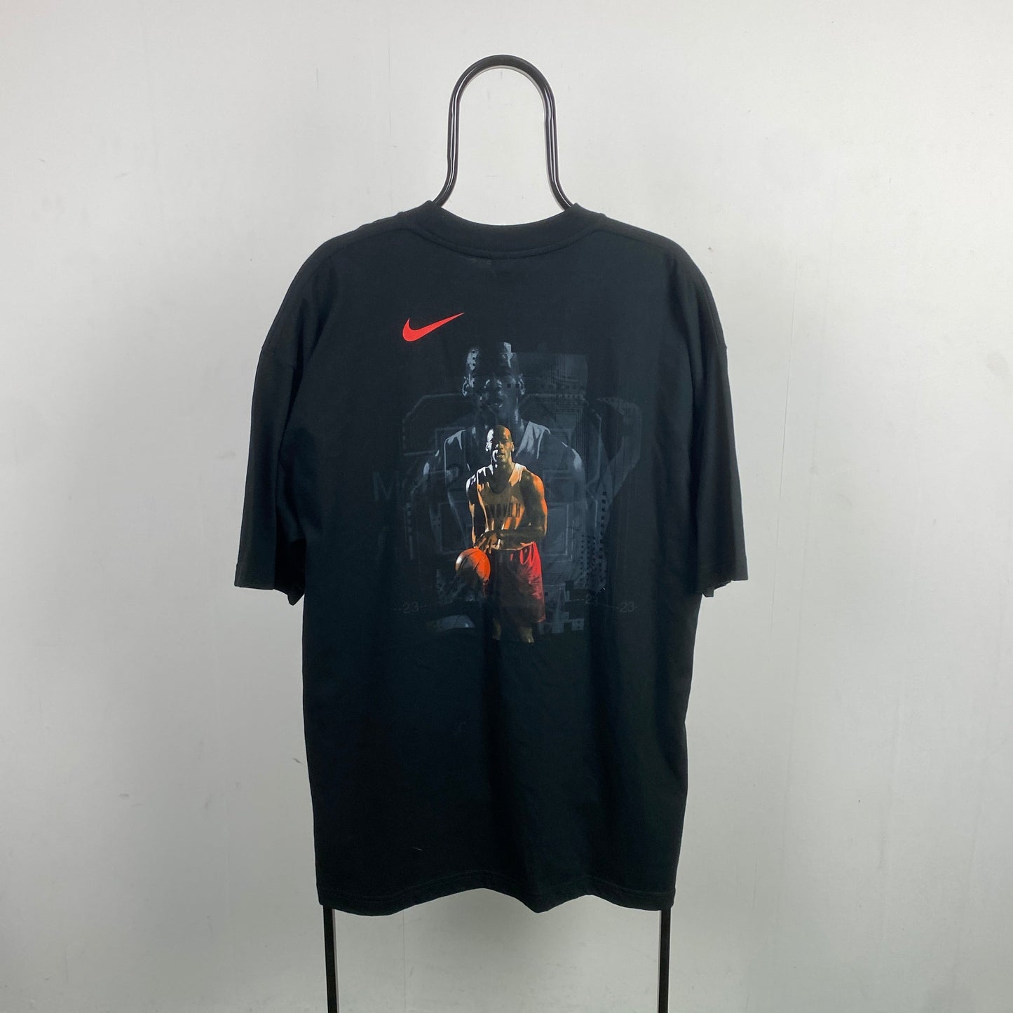 90s Nike Michael Jordan T-Shirt Black Large
