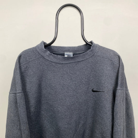 90s Nike Sweatshirt Grey Large