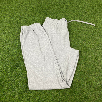 00s Nike Cotton Joggers Grey Small