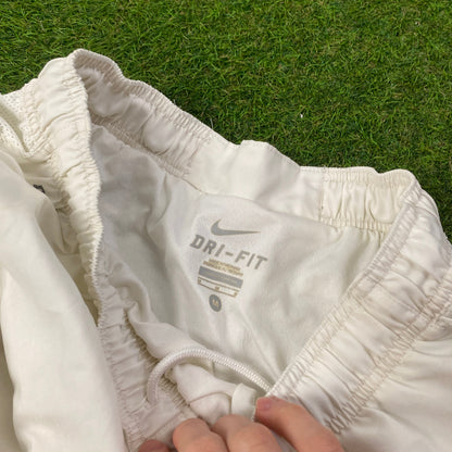 00s Nike Wolfsburg Football Shorts White Mediumr