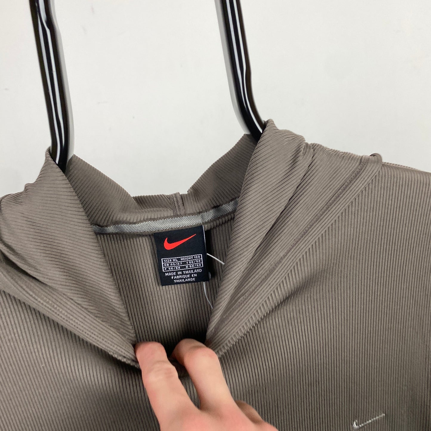 90s Nike Gym Hoodie Brown XL