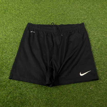 00s Nike Football Shorts Black Large