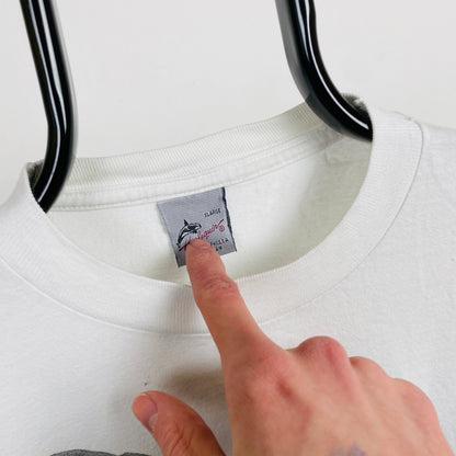 Retro Elephant T-Shirt White XL