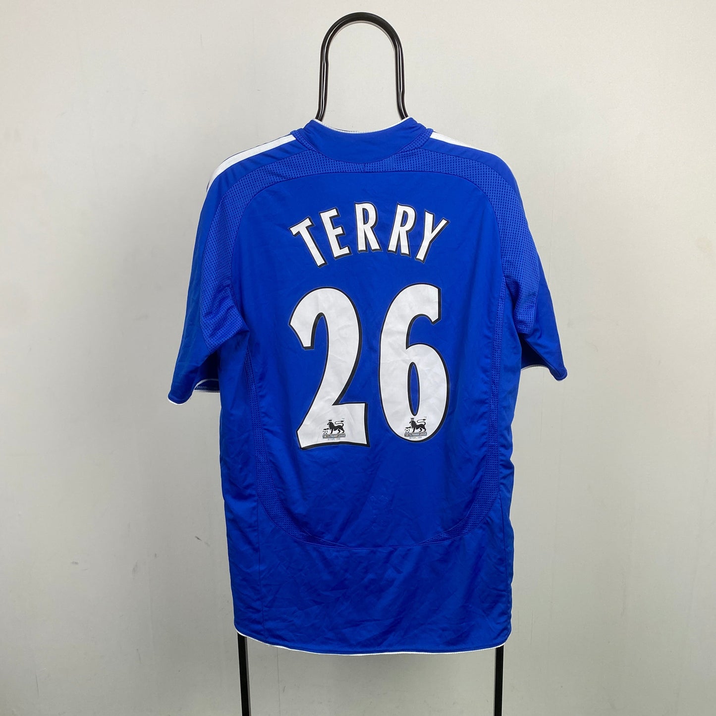 00s Adidas Terry Chelsea Football Shirt T-Shirt Blue XL