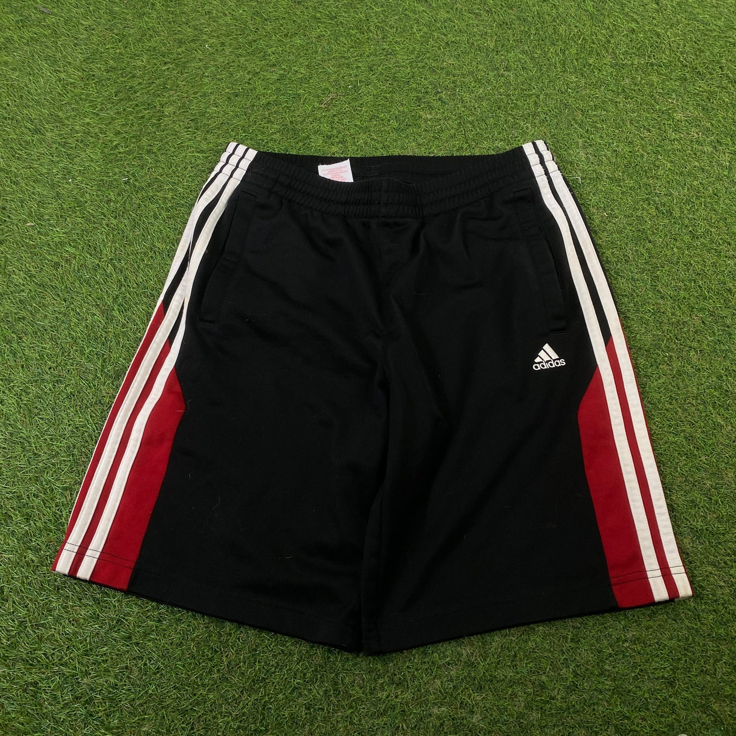 00s Adidas Gym Shorts Black Small